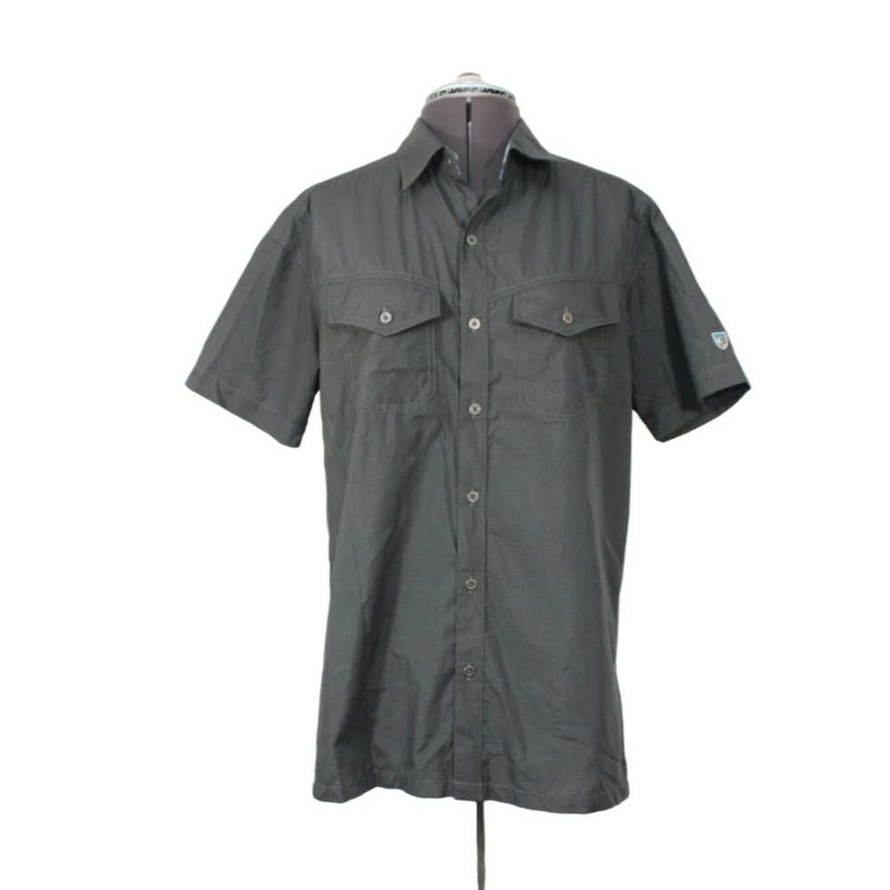 Kuhl men's Eluxor button front short sleeve outdoor‎ hiking shirt S